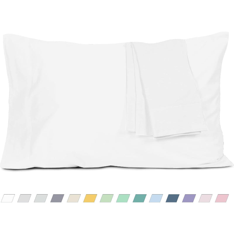 Standard Queen Cotton Pillow Cases 2 Pack
