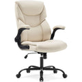Leather Office Chair with Lumbar Support