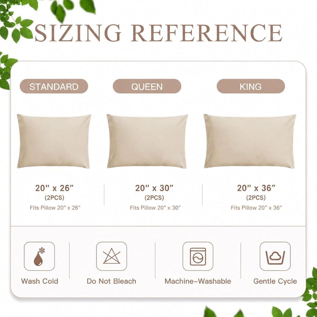 Standard Pillow Cases 2 Pack