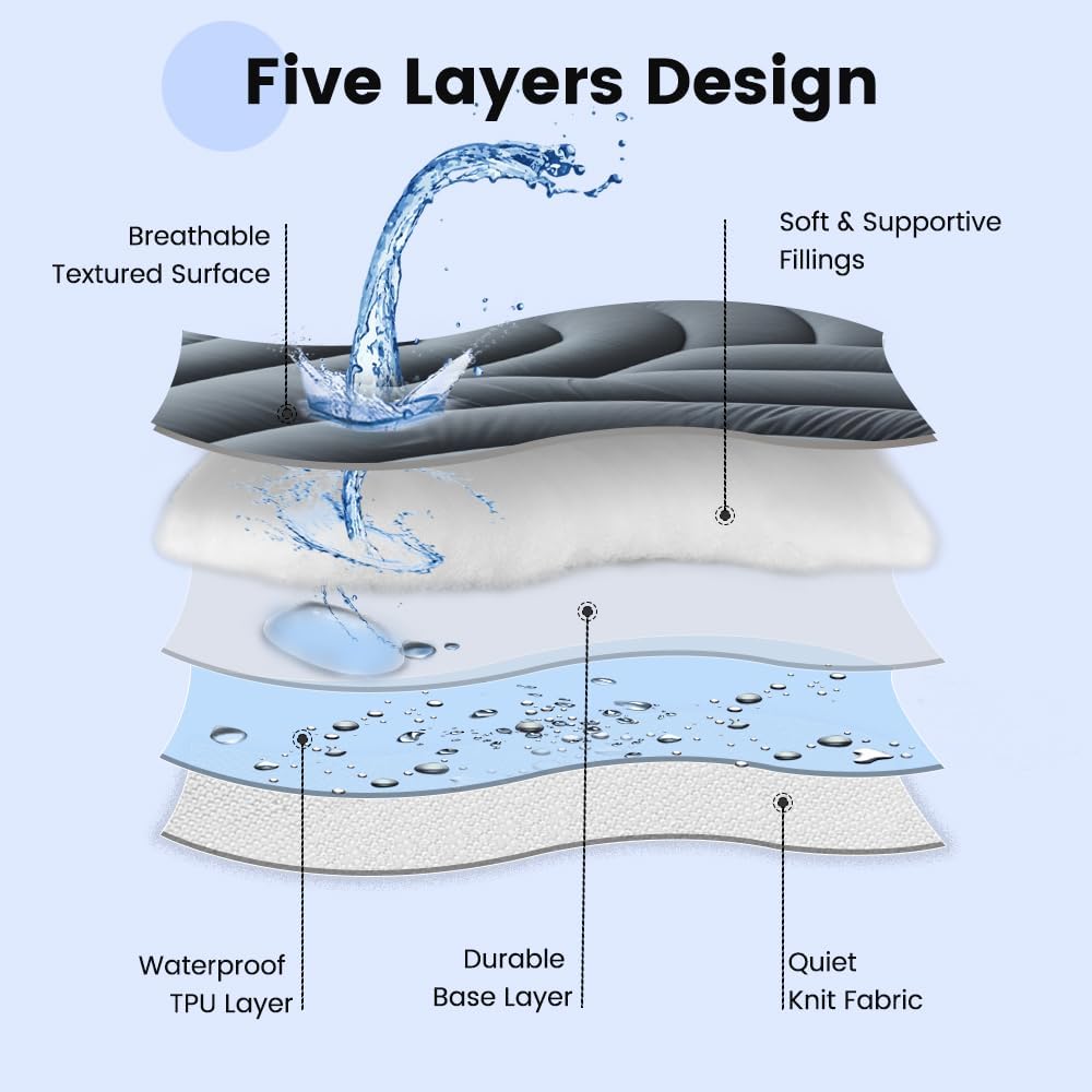 Queen Quilted Mattress Pad