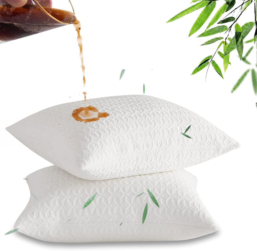 Bamboo Rayon Queen Pillow Protectors