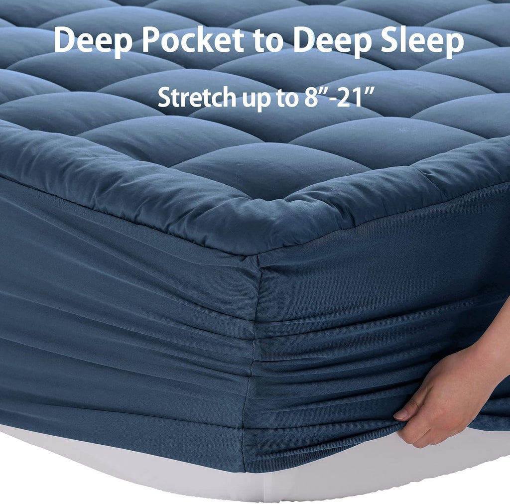 Queen Cotton Top Mattress Topper