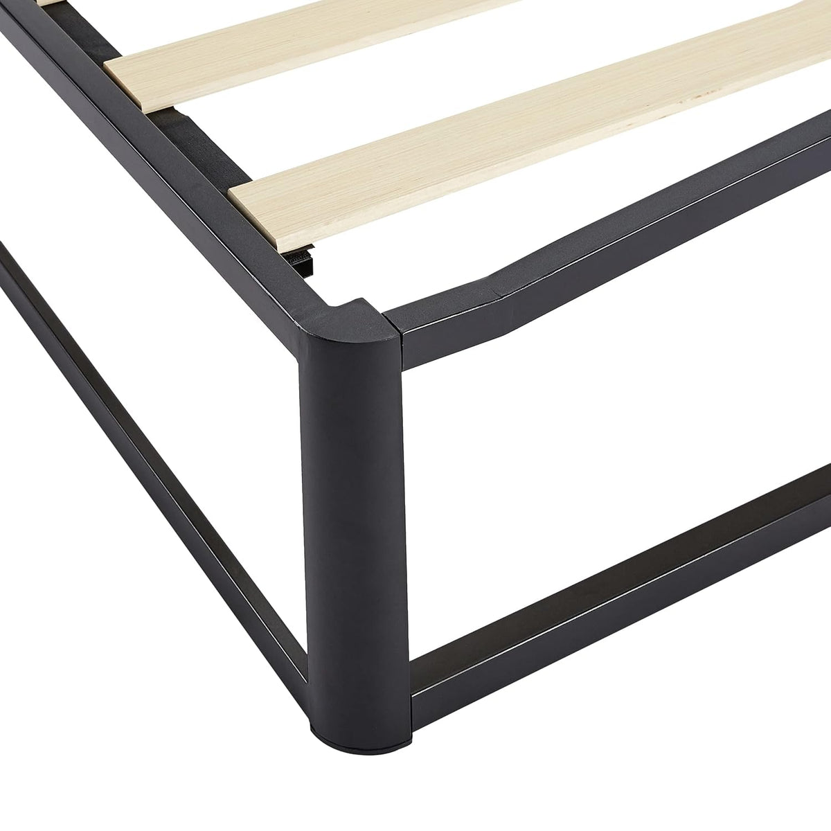 10" Full Black Metal Platform Bed Frame