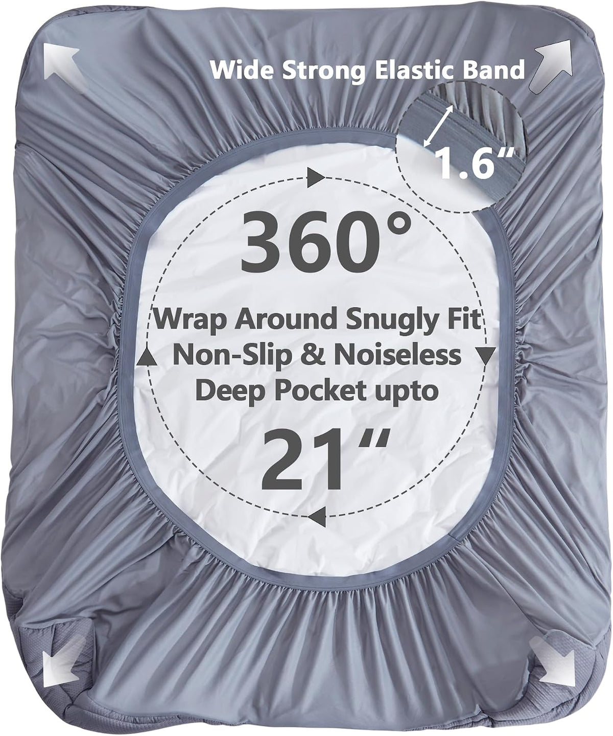 King Waterproof Cooling Mattress Pad
