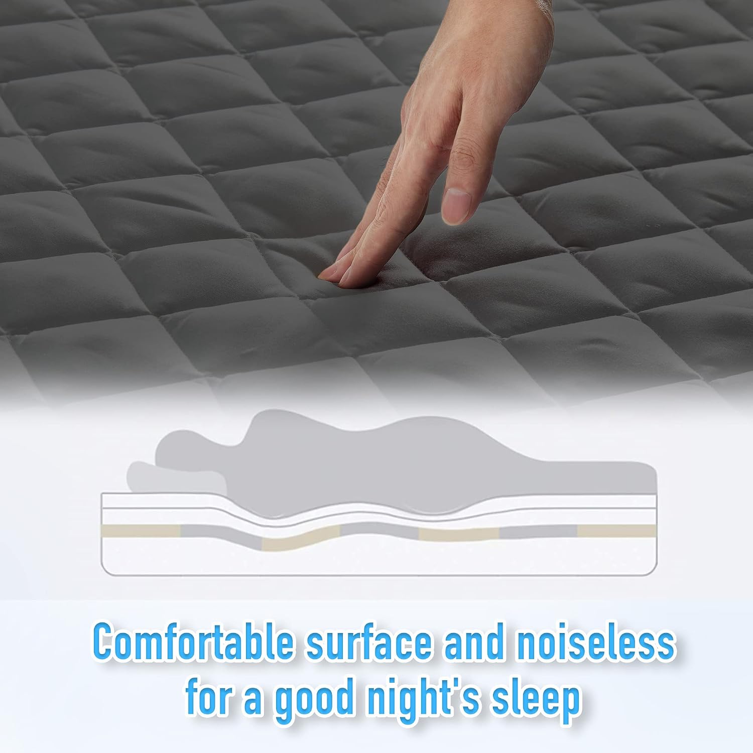 Queen Waterproof Mattress Pad