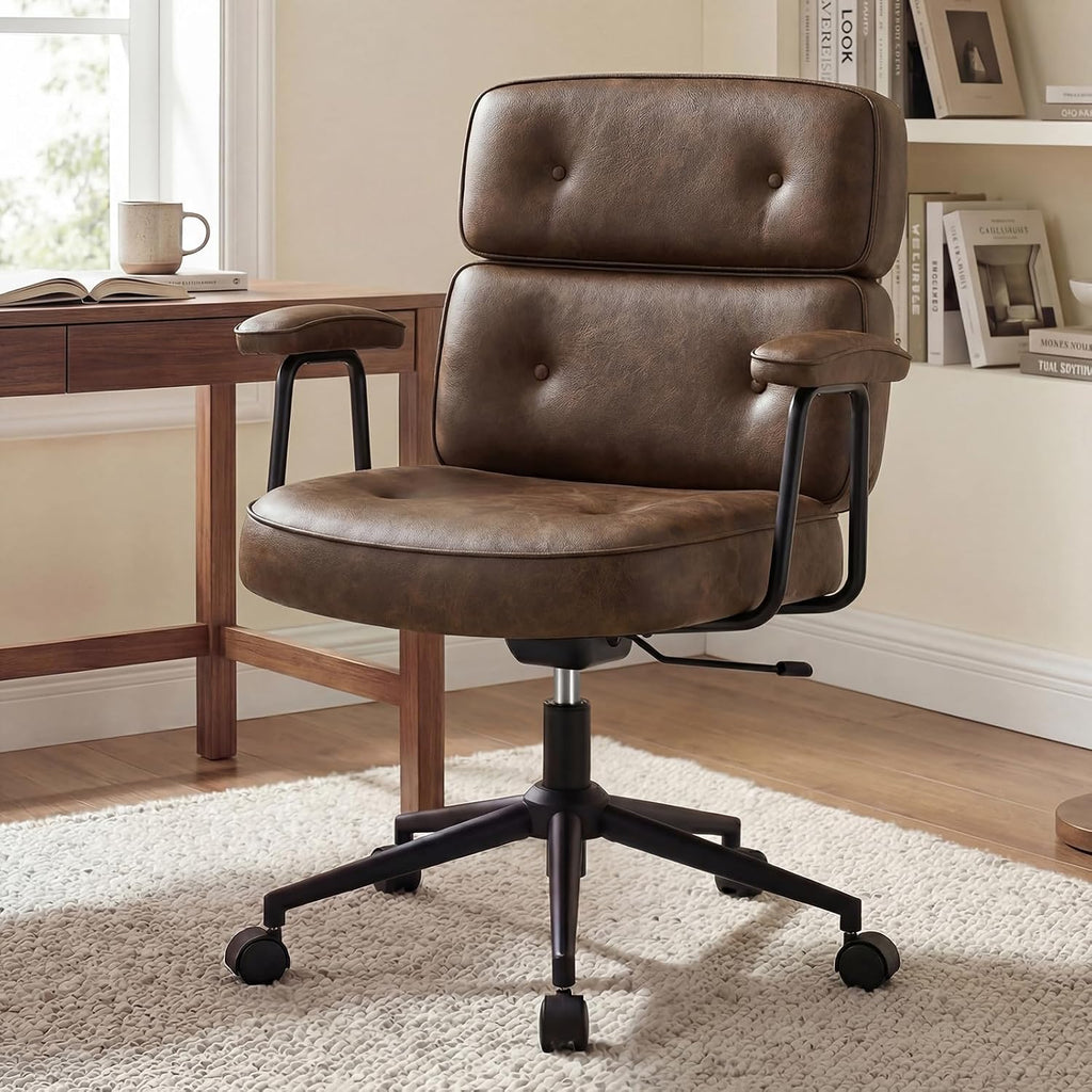 High Back Ergonomic Leather Executive Office Chair
