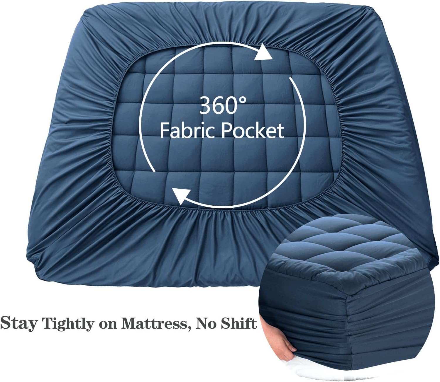 Queen Cotton Top Mattress Topper