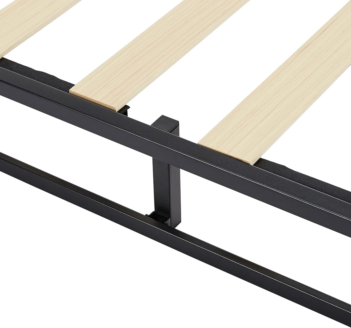 10" Full Black Metal Platform Bed Frame