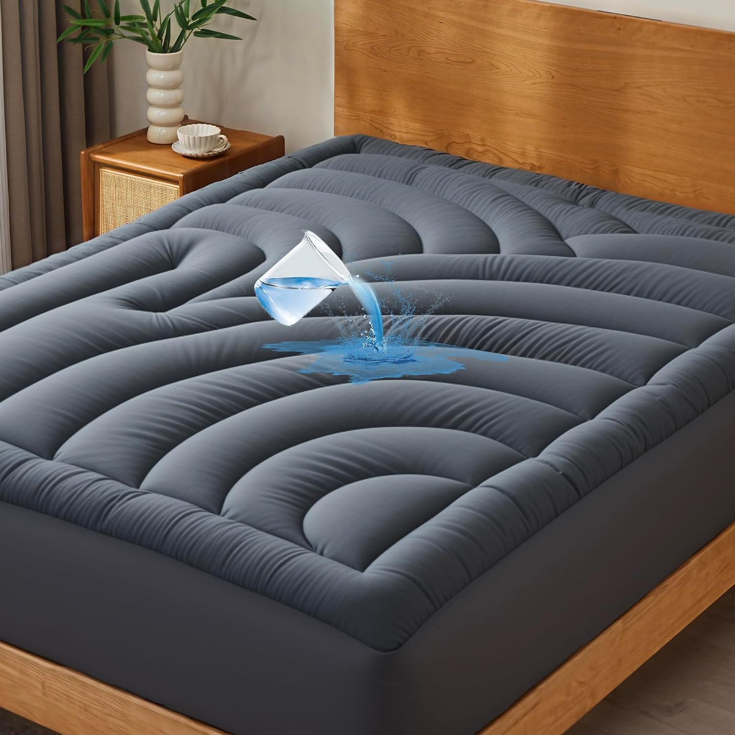 Queen Quilted Mattress Pad