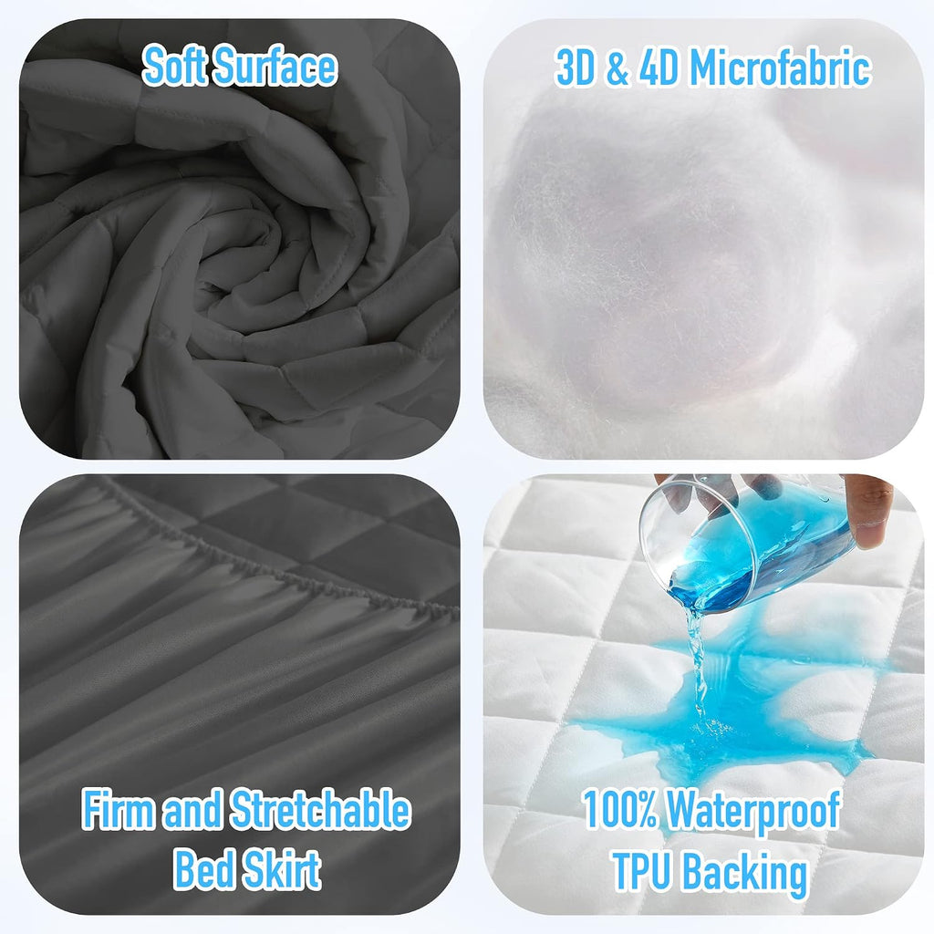 Queen Waterproof Mattress Pad