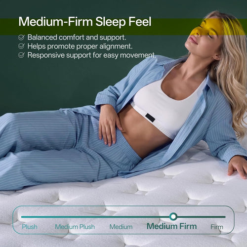 12" Hybrid Cooling Mattress