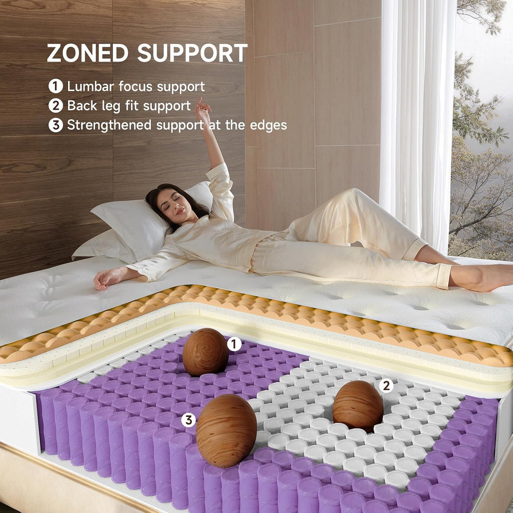 12" Hybrid Cooling Mattress