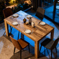 71" Farmhouse Rectangular Dining Table for 6-8