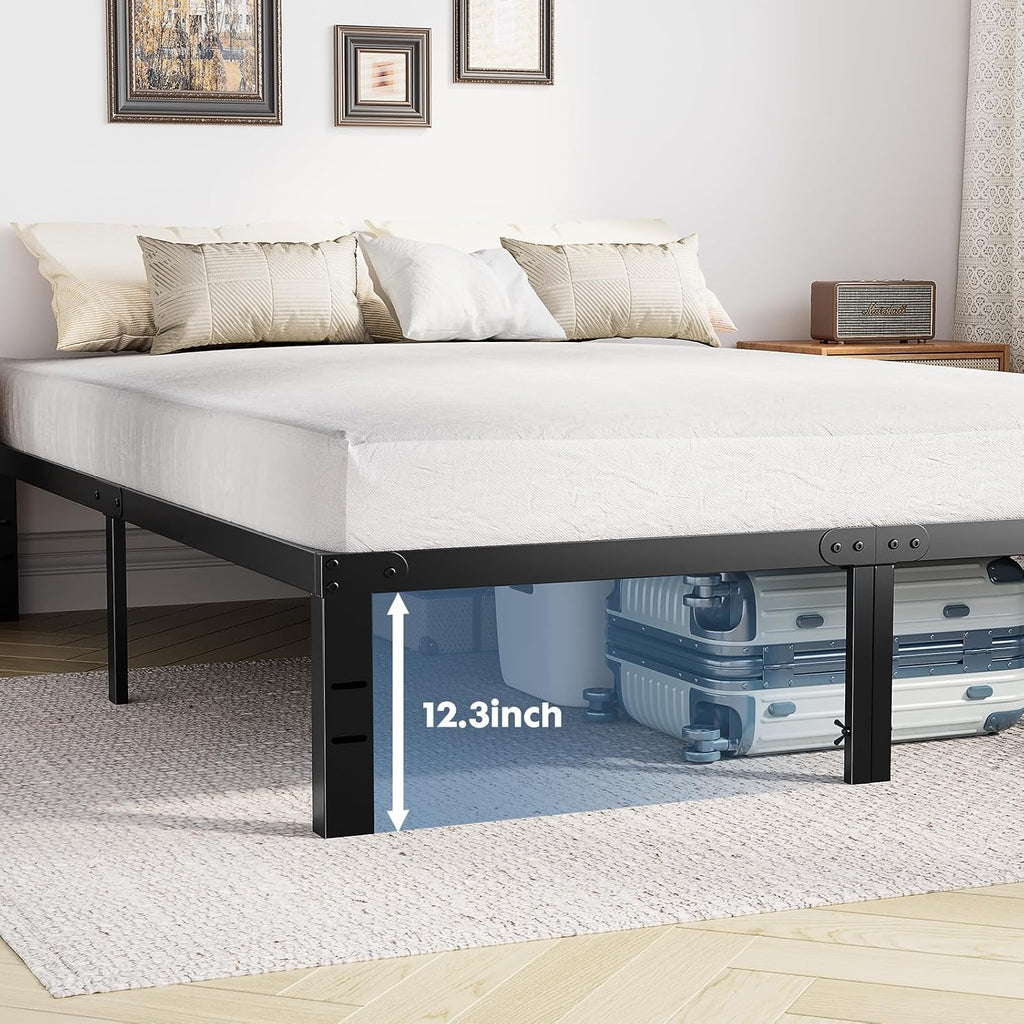 14" Queen Metal Platform Bed Frame