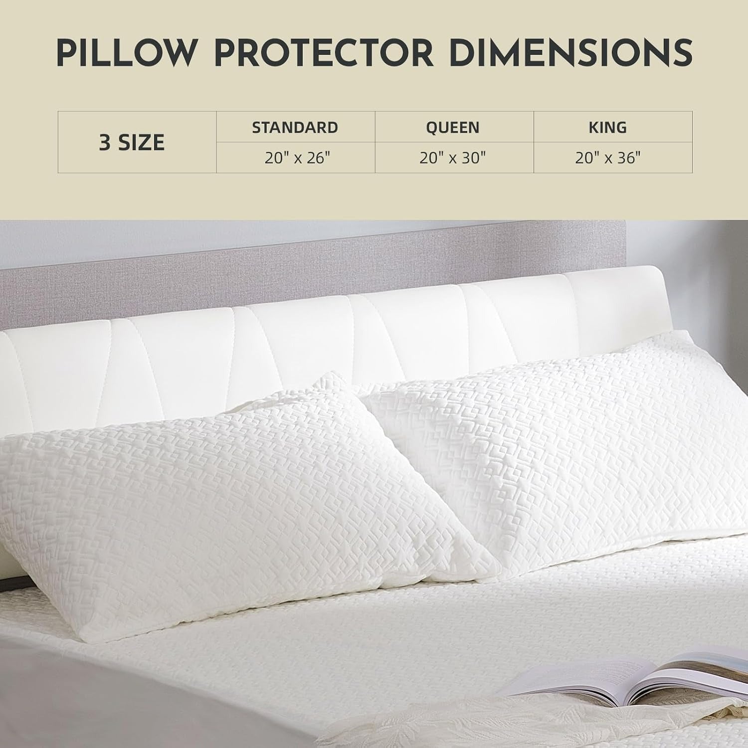 King Pillow Protector 2 Pack