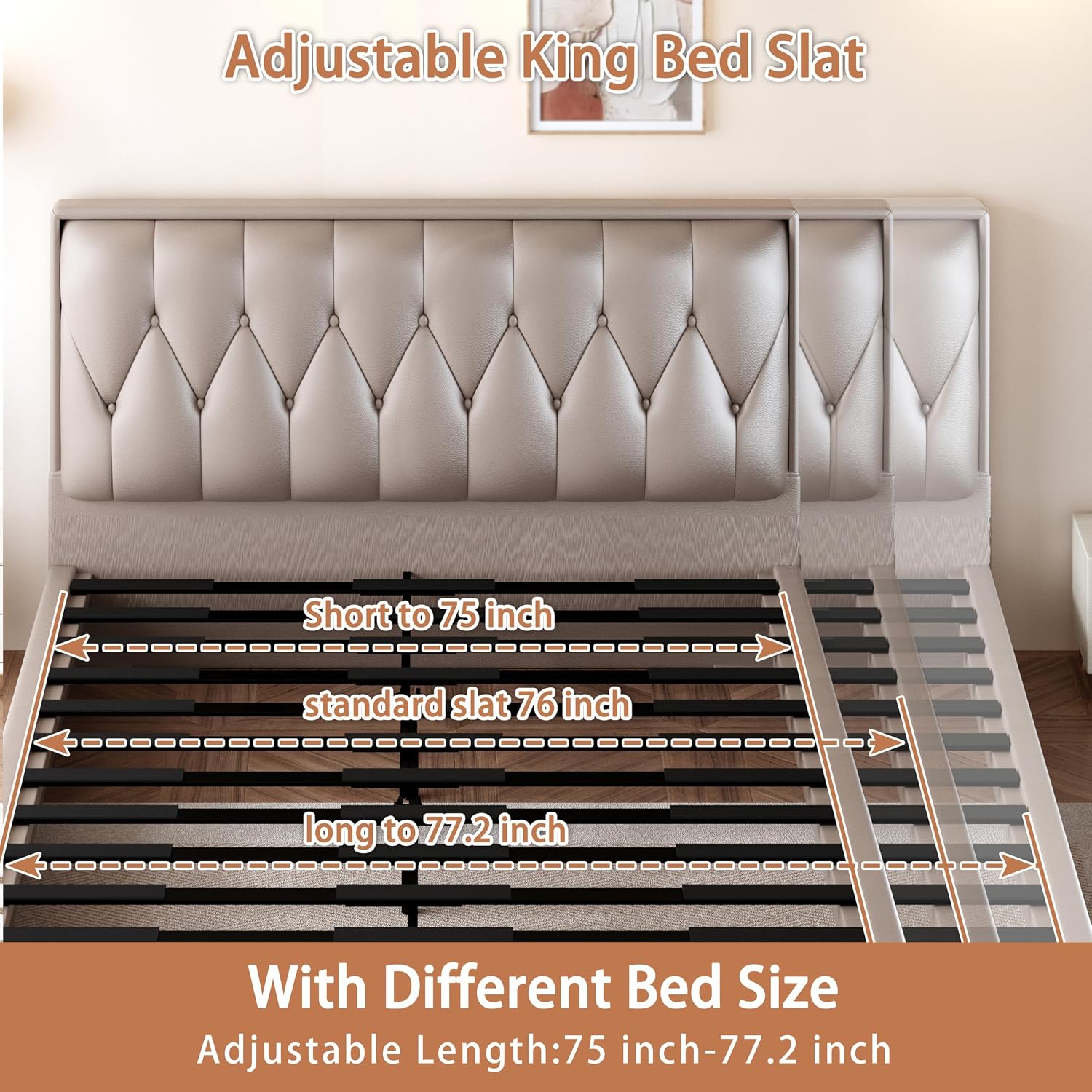 King Bed Frame Support Slats