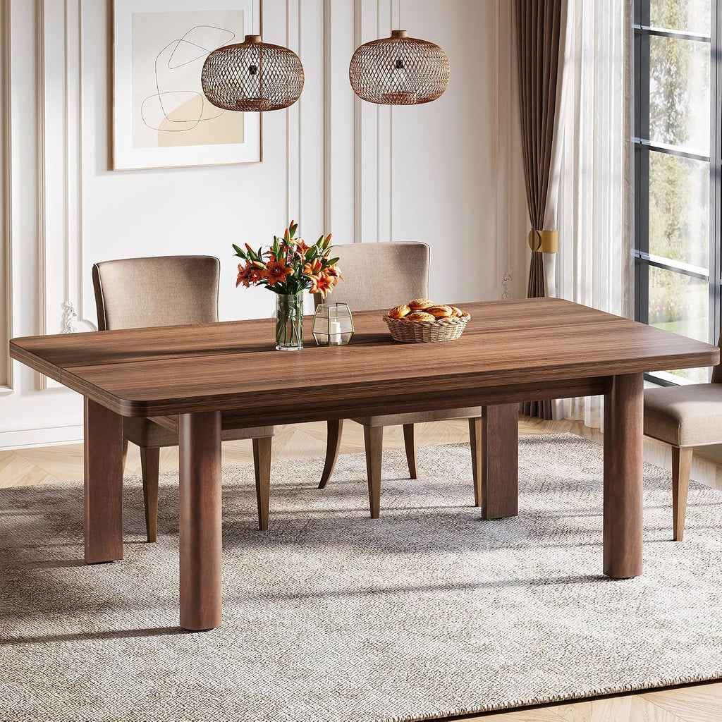63" Farmhouse Dining Table for 4-6