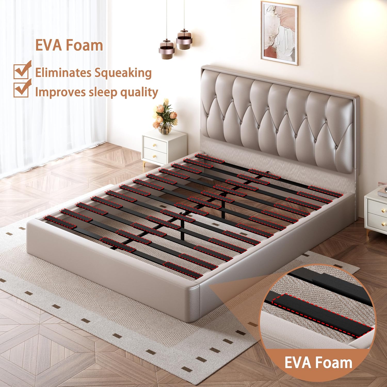 King Bed Frame Support Slats
