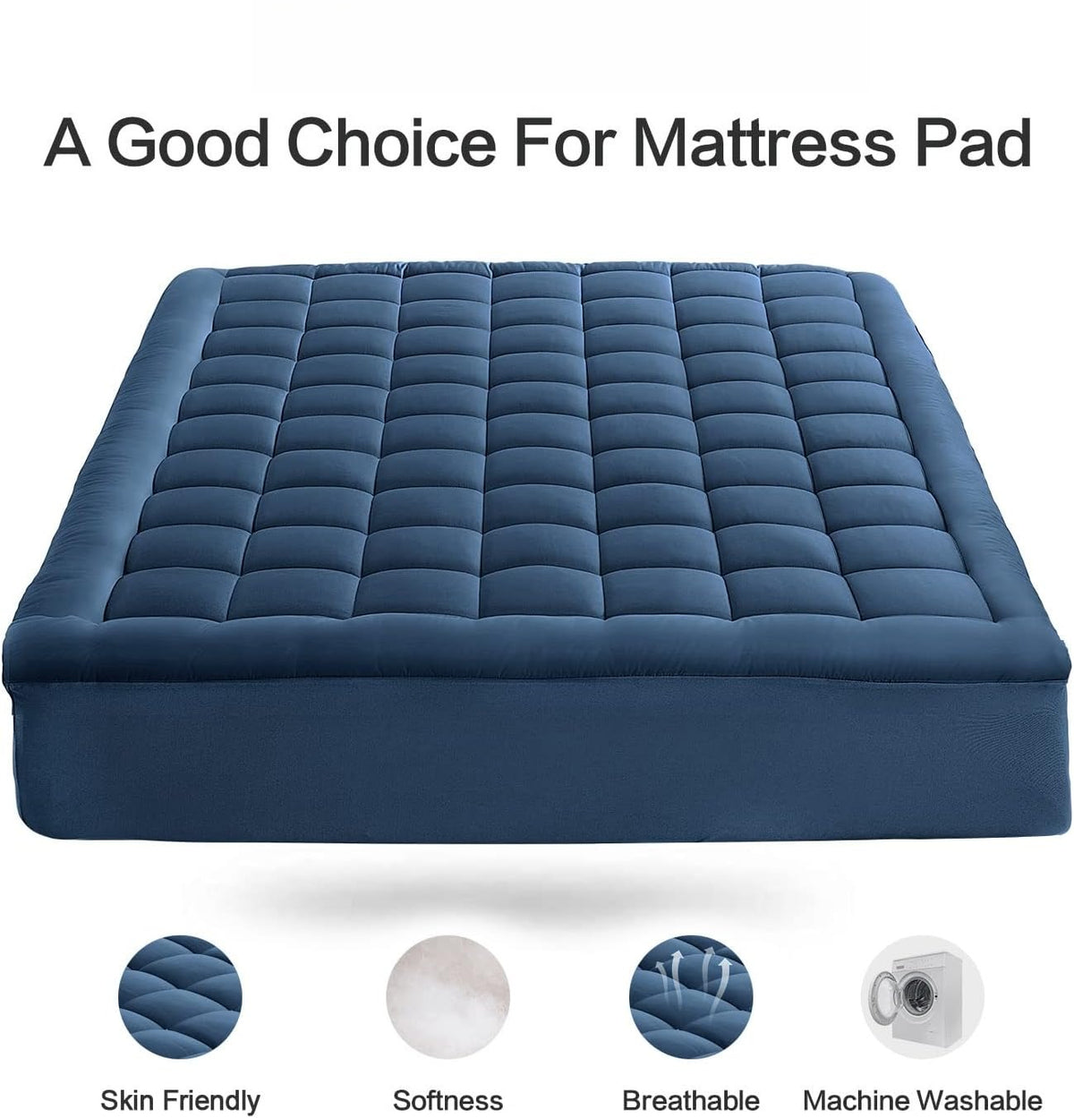 Queen Cotton Top Mattress Topper