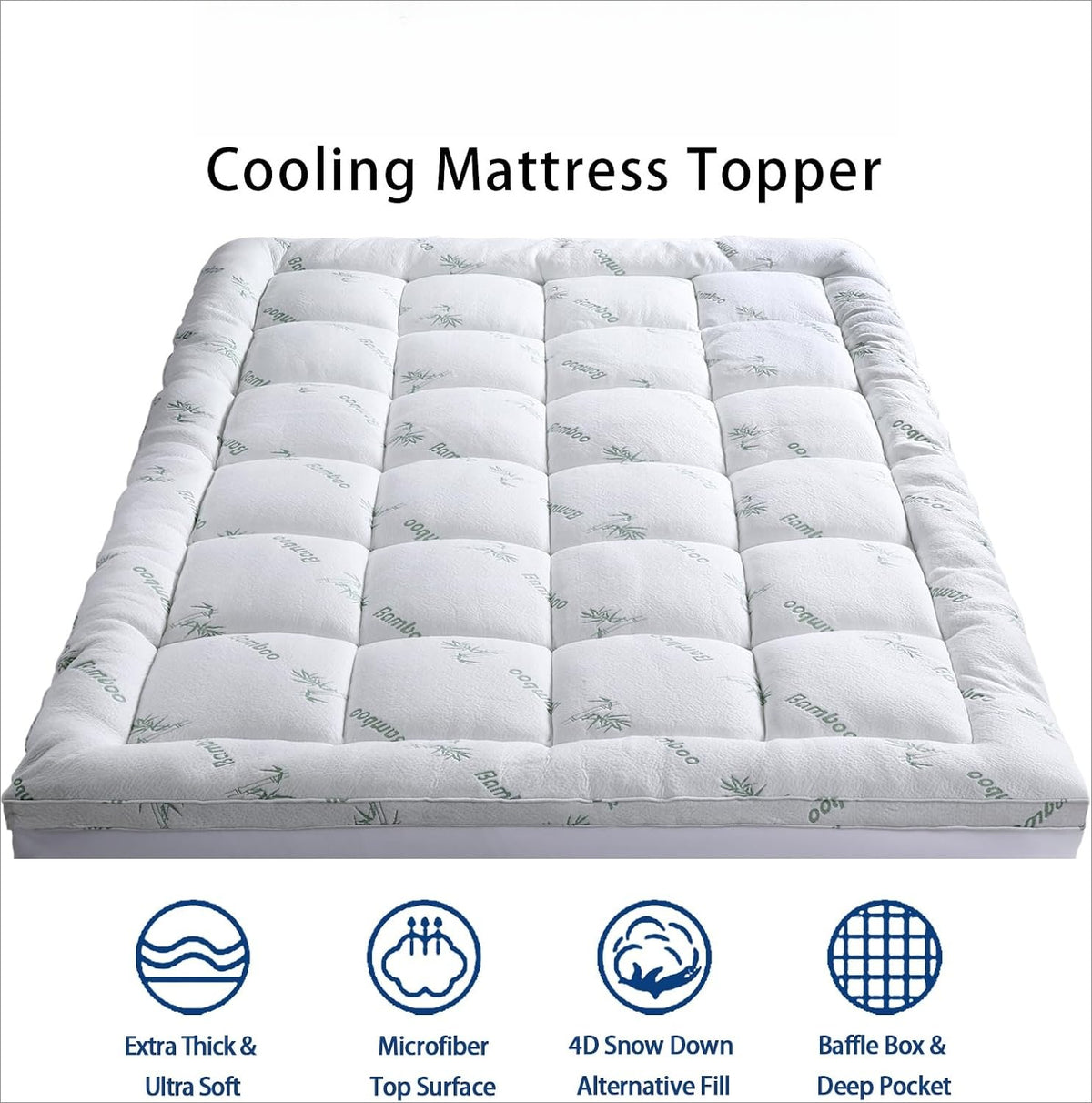 King Extra Thick Mattress Topper