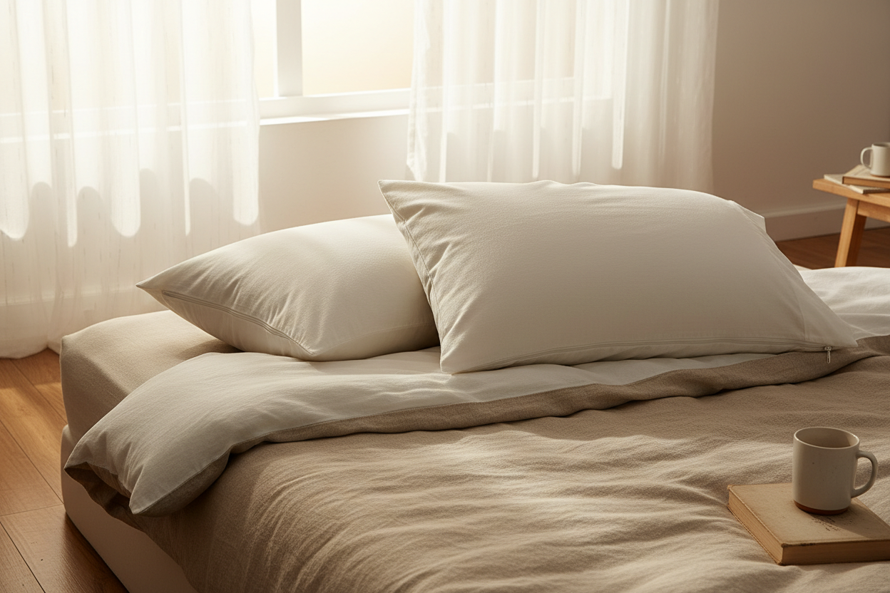 Hypoallergenic Pillow Barrier Sleeves